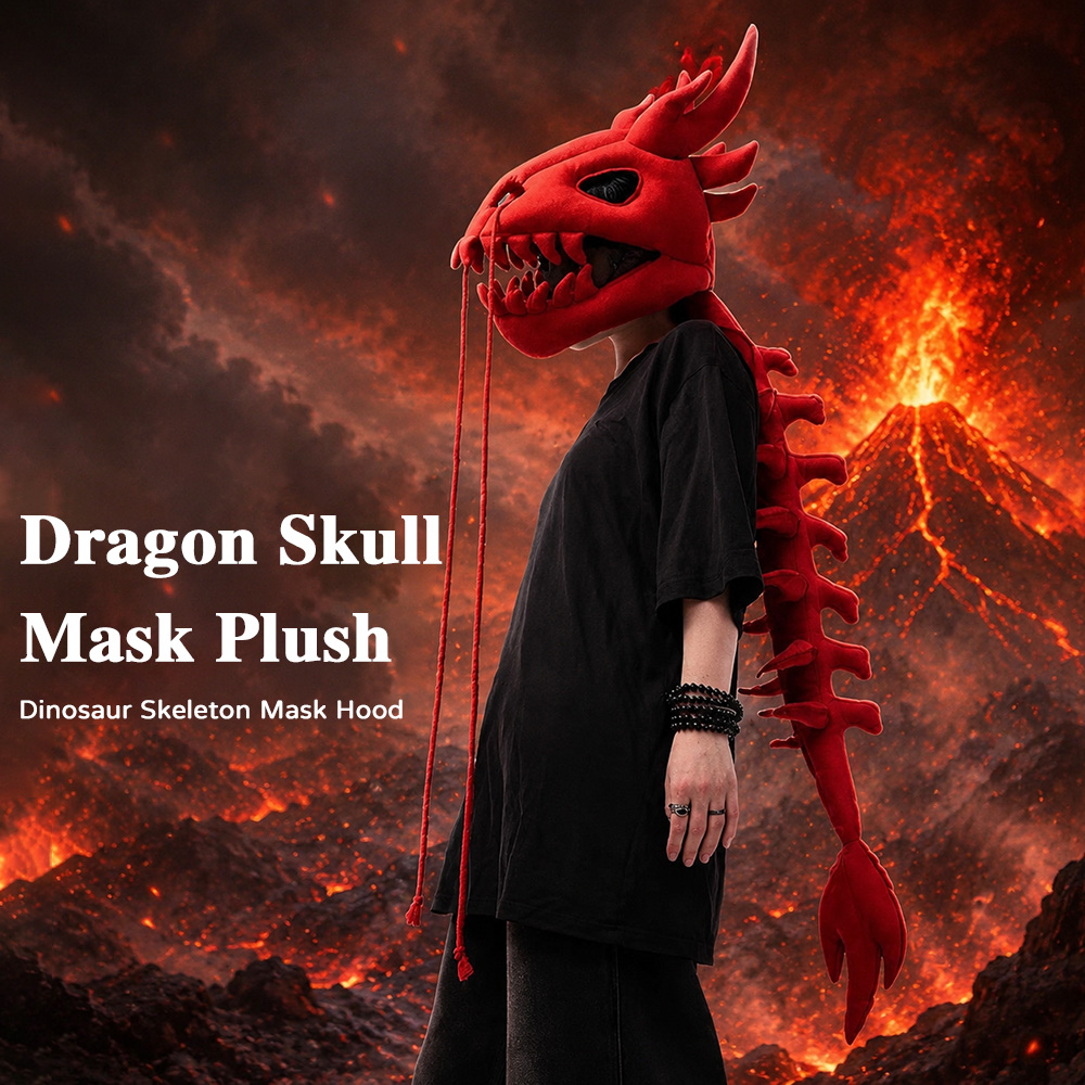 Topi Kepala Dinosaurus Berbulu - Cosplay Prop Patterns ulasan dan harga