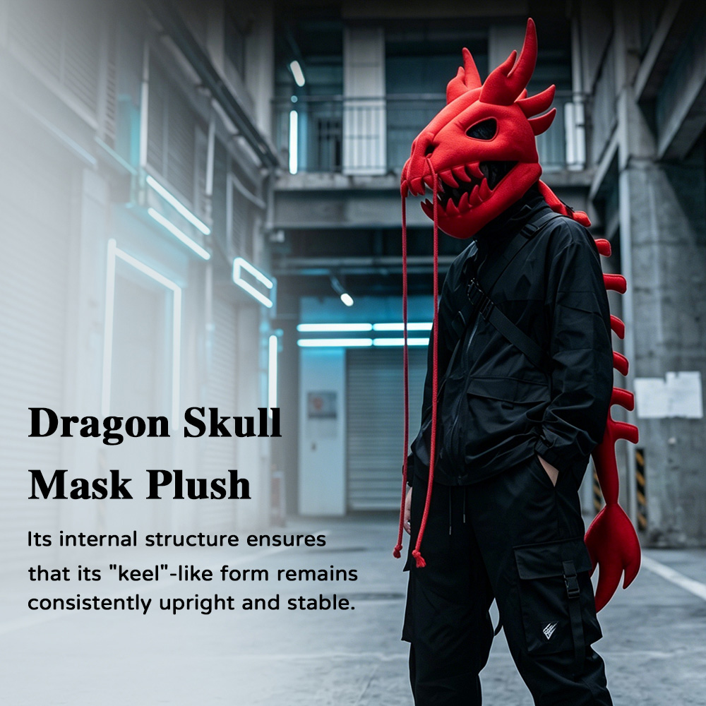 Topi Kepala Dinosaurus Berbulu - Cosplay Prop Patterns ulasan dan harga