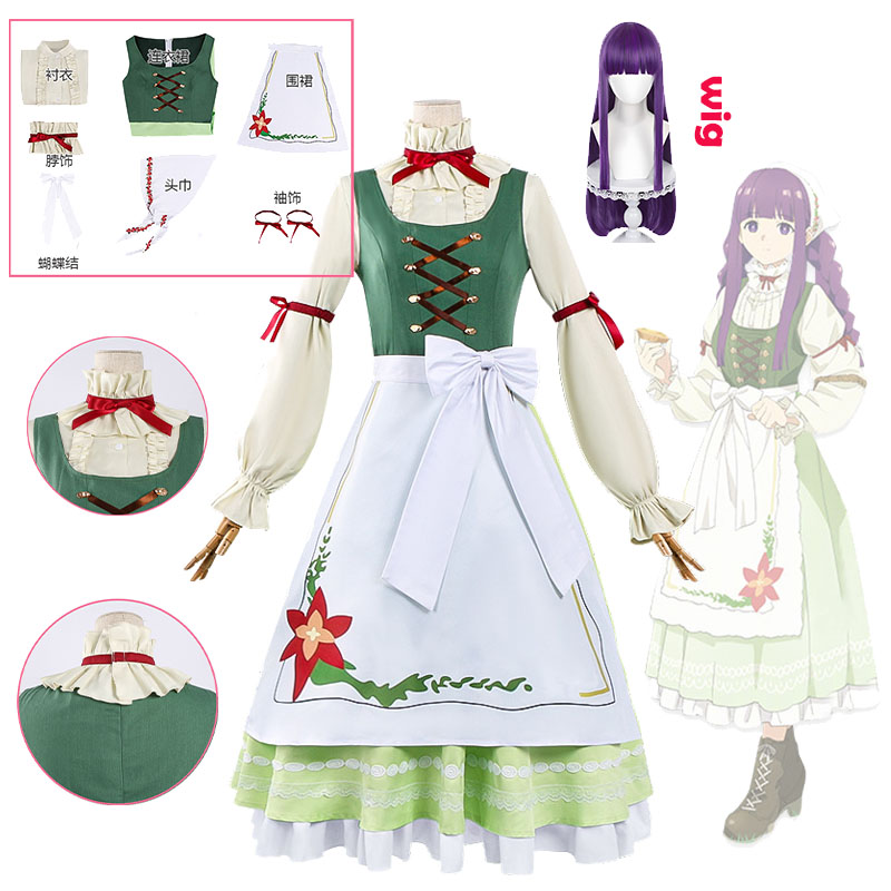 Kostum Cosplay Anime Fern Kara - Frieren Cosplay Prop ulasan dan harga